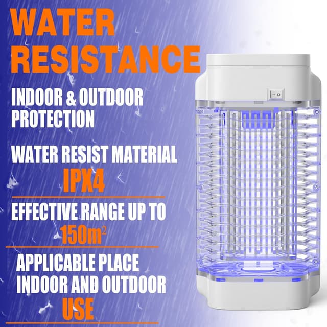 Detalle 2 de Bug Zapper 4200V UV insect killer 18W