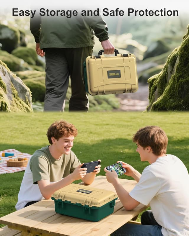 Thumbnail 6 de STARTRC GAMES Hard Carrying Case for Nintendo Switch 2 (2025) – Waterproof travel case for console, Pro Controller & accessories