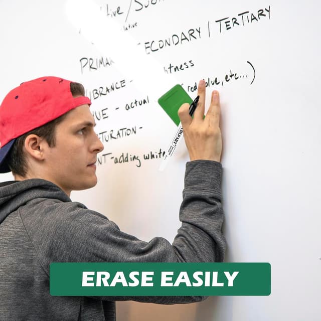 Detalle 2 de colpart Dry Erase Markers 90-pack black ๐