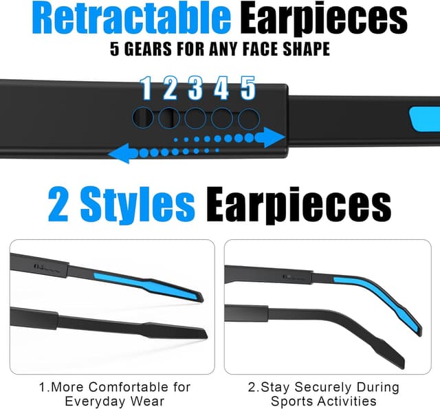 Detalle 2 de X-TIGER Occhiali da ciclismo polarizzati 19,2 g