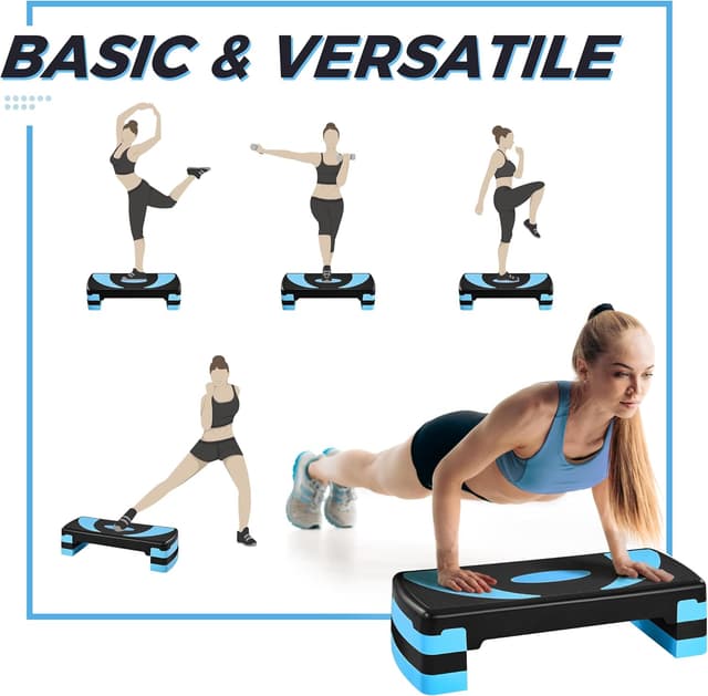 Thumbnail 4 de Yaheetech Step Aerobica regolabile 3 altezze 20 cm 🏋️♀