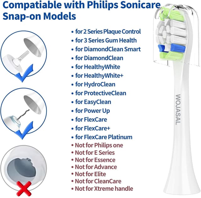 Thumbnail 1 de Replacement Toothbrush Heads Pack of 10 🪥