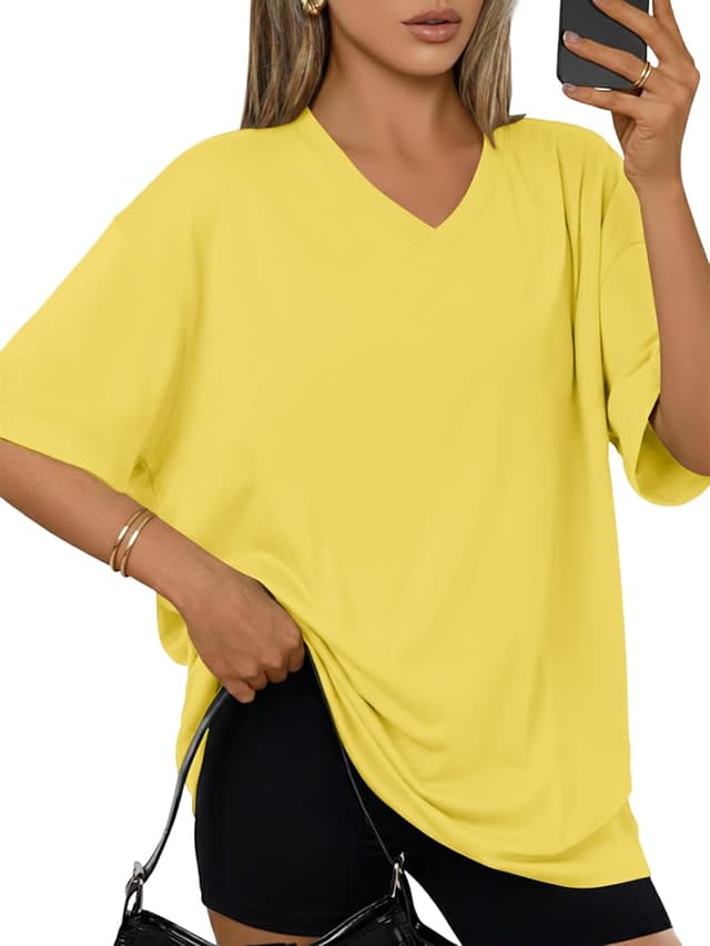 Thumbnail 5 de Cuptacc Oversized T-Shirt Damen V-Ausschnitt