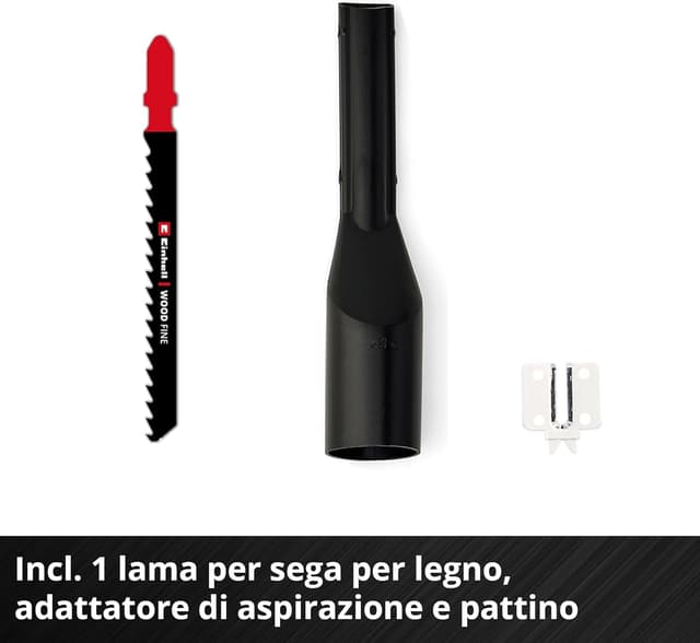 Detalle 2 de Einhell TC-JS 18/70 Li Power X-Change: seghetto alternativo a batteria 18 V, 70 mm (1 pz 2,5 Ah + caricabatterie)