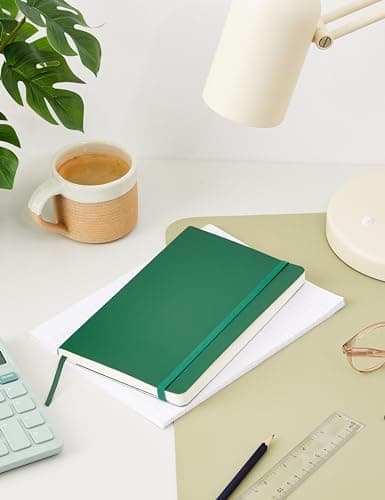 Detalle 2 de Moleskine Cuaderno Clásico Tapa Blanda Verde 🌿 - 192 Hojas