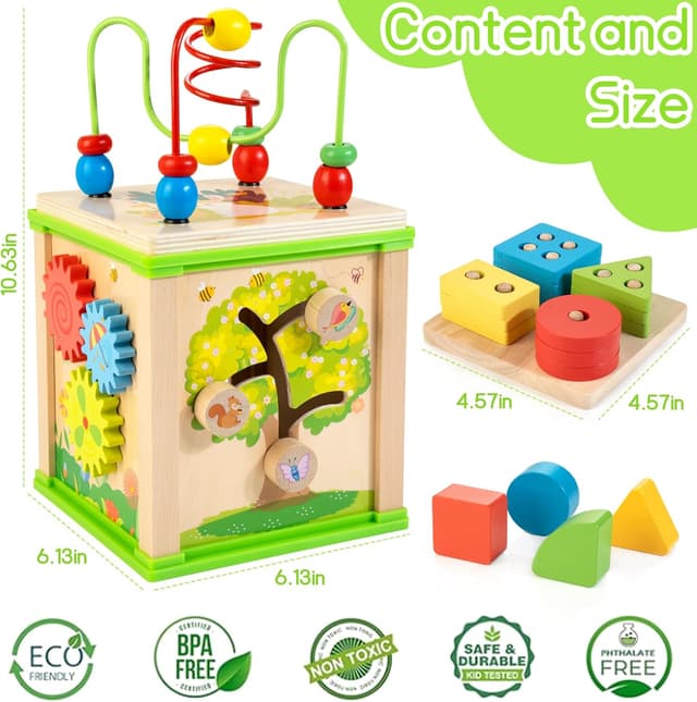 Thumbnail 3 de WOODMAM 7-in-1 Activity Cube