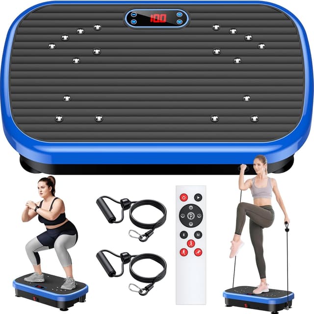 Imagen de Vibration Plate Exercise Machine 180-Speed Whole Body Vibration Platform en OfertitasTOP