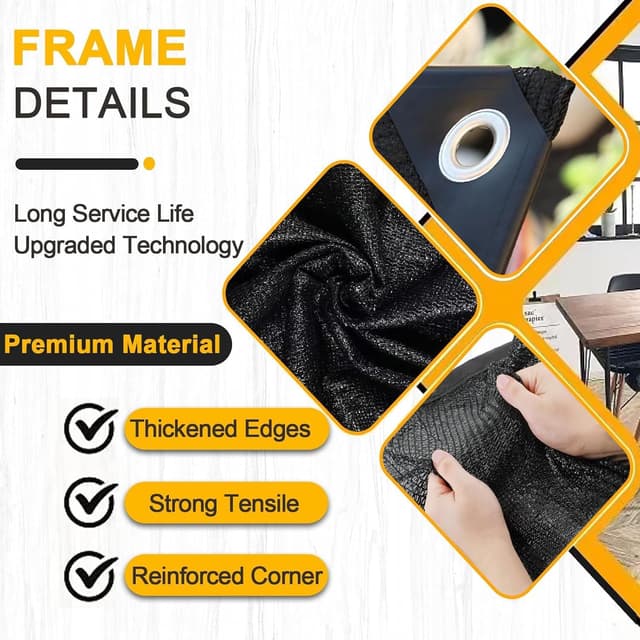 Detalle de Filet d’ombrage LYQCZ, 95% UV