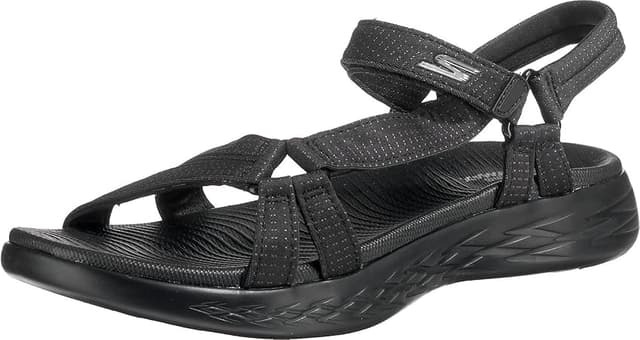 Imagen de Skechers On-The-go 600 Brilliancy 👟 Sandalias Mujer, Negro, 38 EU en OfertitasTOP