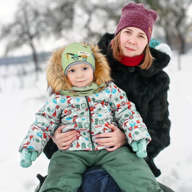 Thumbnail 5 de beifon Beanie Mütze & Loop Schal Set