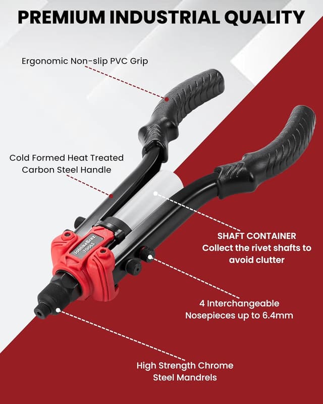 Thumbnail 5 de JoblikeBrez Profi Nietenzange Set mit 210