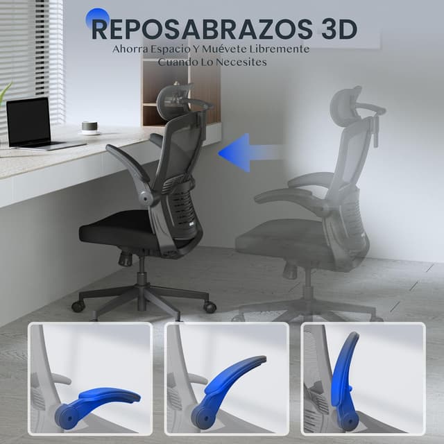 Thumbnail 3 de FLEXISPOT OC3 Pro Air silla ergonómica 180 kg