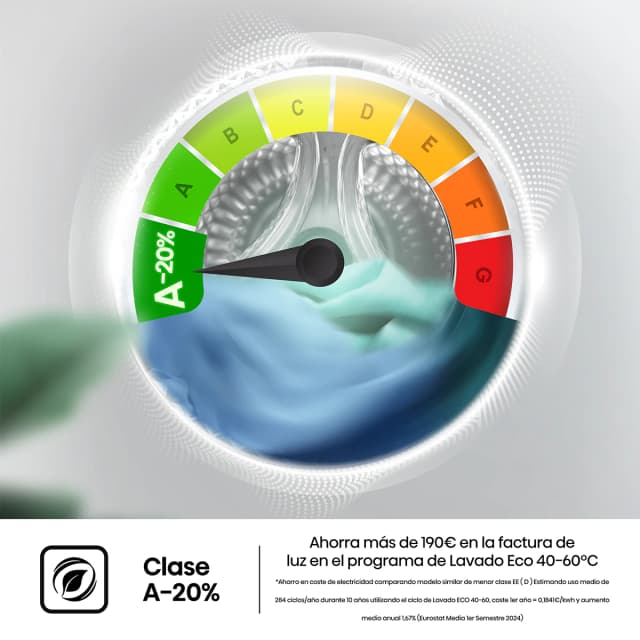 Thumbnail 2 de Hisense WD3S1043BW3 10,5 kg 1.400 rpm