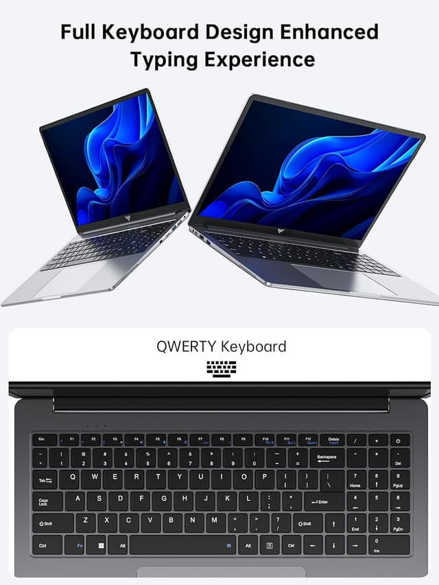 Detalle 2 de KAIGERR 16GB DDR4 512GB SSD 16-inch Windows 11 Laptop (Intel 12th Quad-Core, up to 3.4GHz)