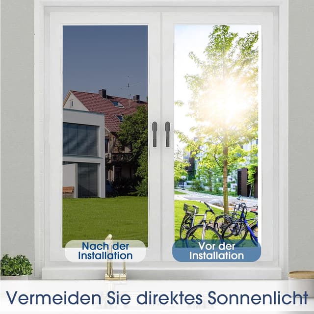 Thumbnail 6 de Spiegelfolie Silber 90x400 cm für Sichtschutz