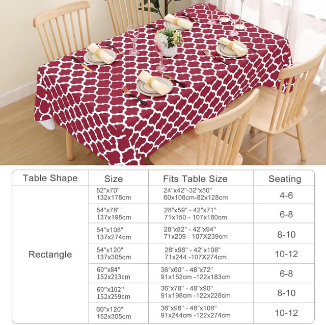 Thumbnail 6 de Smiry Rectangle Table Cloth 52"x70"