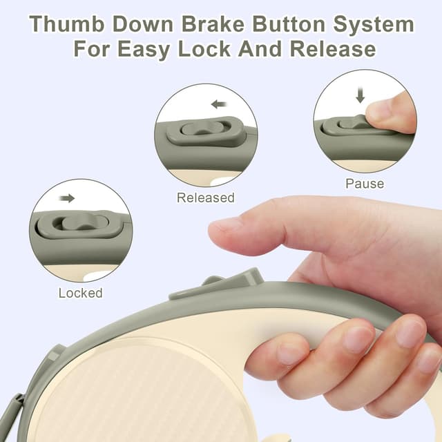 Thumbnail 6 de Doklasu Retractable Dog Leash 5m with One-Hand Brake