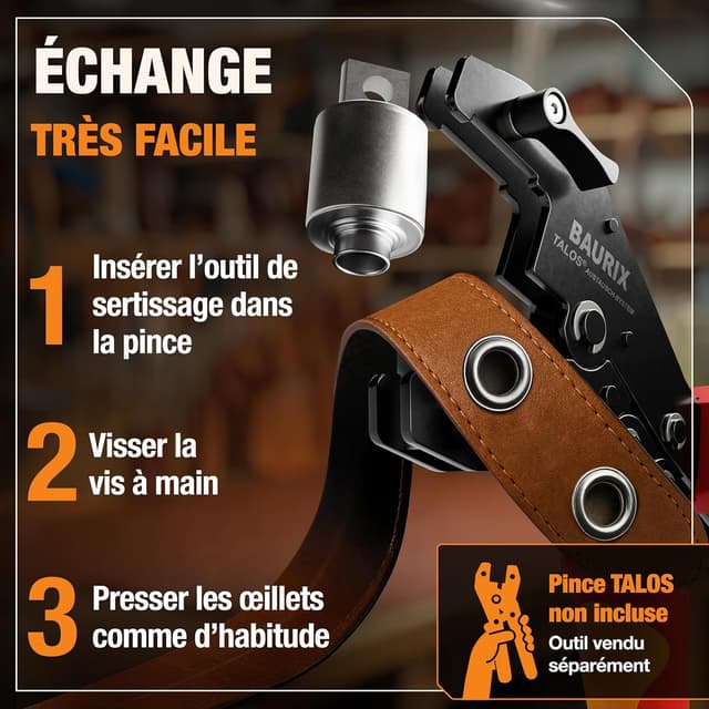 Thumbnail 4 de BAURIX 200 Ø6mm ŒILLETS Embout Magnétique TALOS