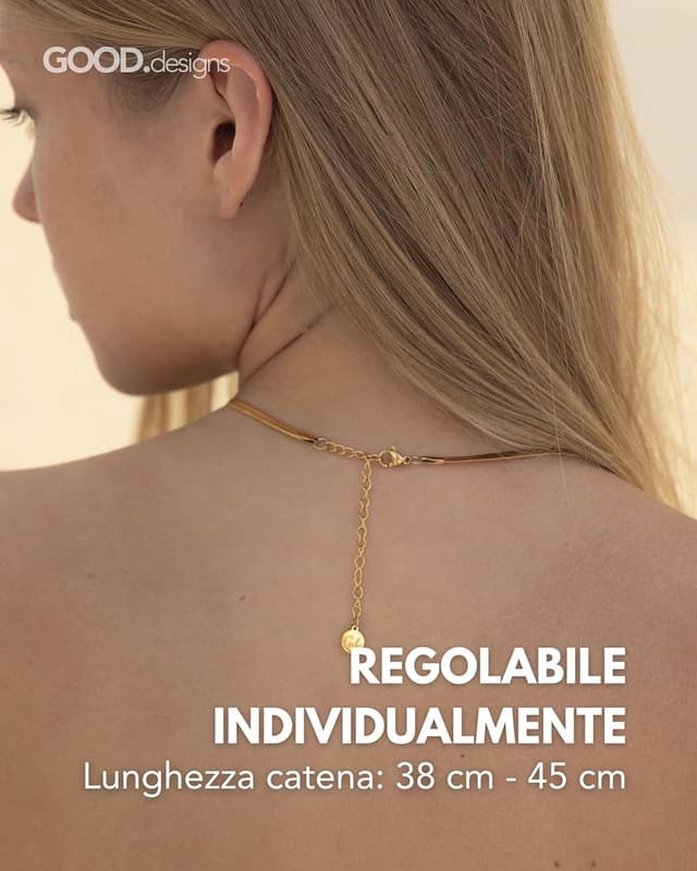 Detalle 2 de GD GOOD.designs Catena a serpente 3 cm