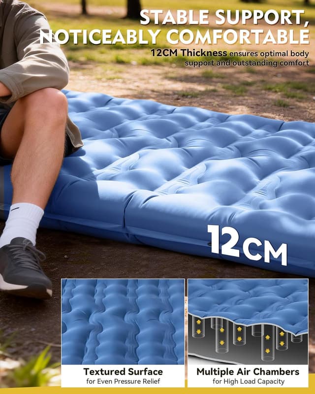 Thumbnail 2 de HIKENTURE Sleeping Mat 12cm, Ultralight
