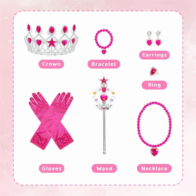 Detalle de MELAND Princess Sleeping Light Up Dress 3-10 yrs