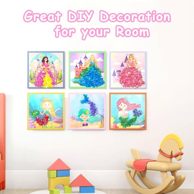 Detalle 1 de Fabric Poke Set Prinzessin DIY für Kinder 700