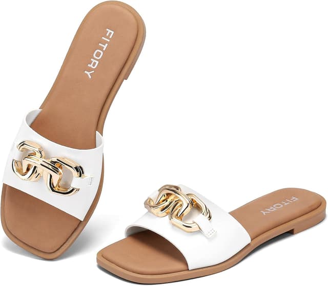 Detalle de FITORY Women's Flat Sandals Size 6–11 👡
