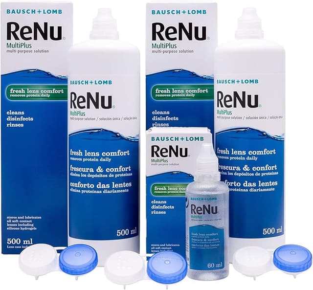 Imagen de Bausch + Lomb Renu MultiPlus 2 x 500 ml + 60 ml gratis 🧴 en OfertitasTOP