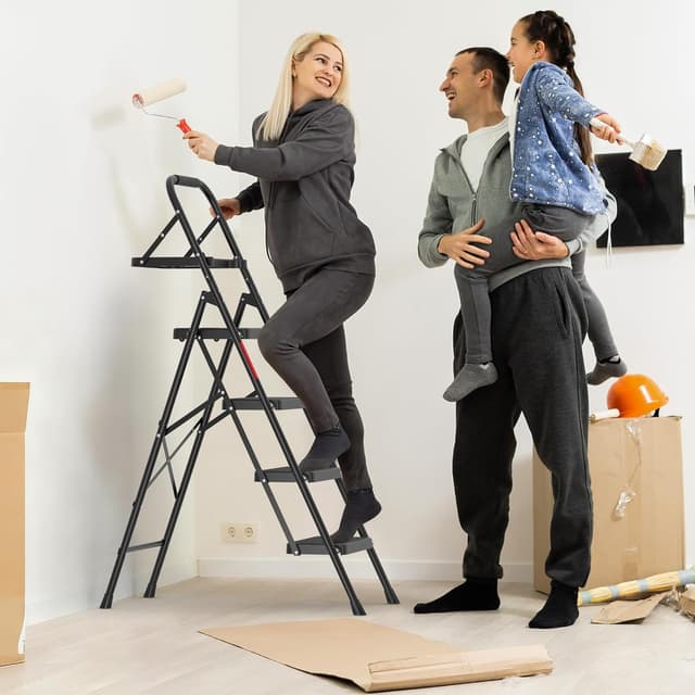 Thumbnail 1 de BONTEC 4 Step Ladder Folding 150kg