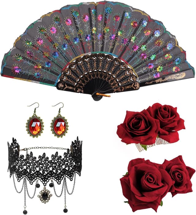 Thumbnail 3 de DRESHOW 5 pièces broche fleur accessoire cheveux ⚙