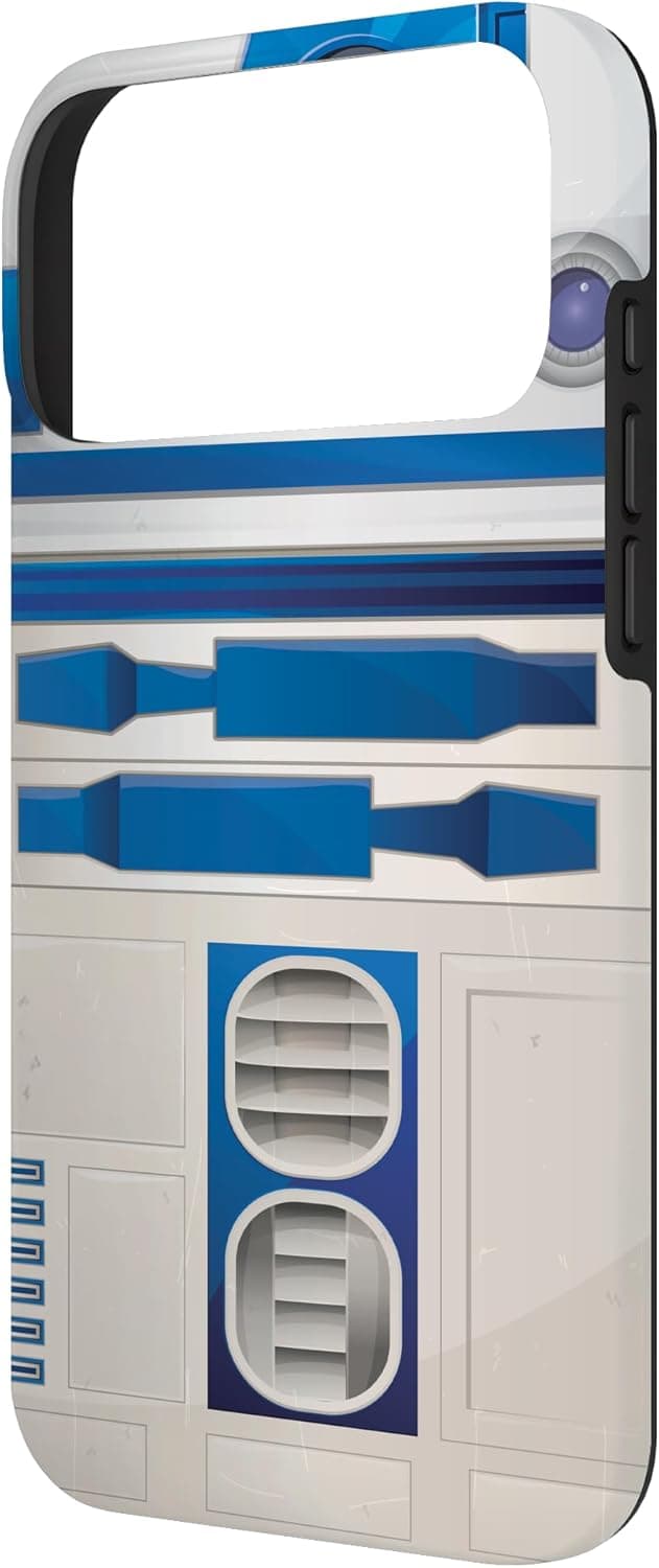 Detalle 2 de Custodia per iPhone 17 Pro Max Star Wars R2-D2 (Artoo) stile portafoglio pieghevole