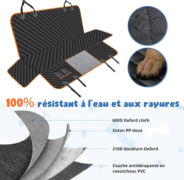 Thumbnail 4 de Heatail Protection Voiture Siege Arriere 133x138 cm