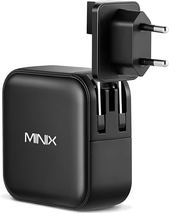 Detalle de MINIX Neo P3 Cargador Rápido 4 Puertos ⚡ 100W