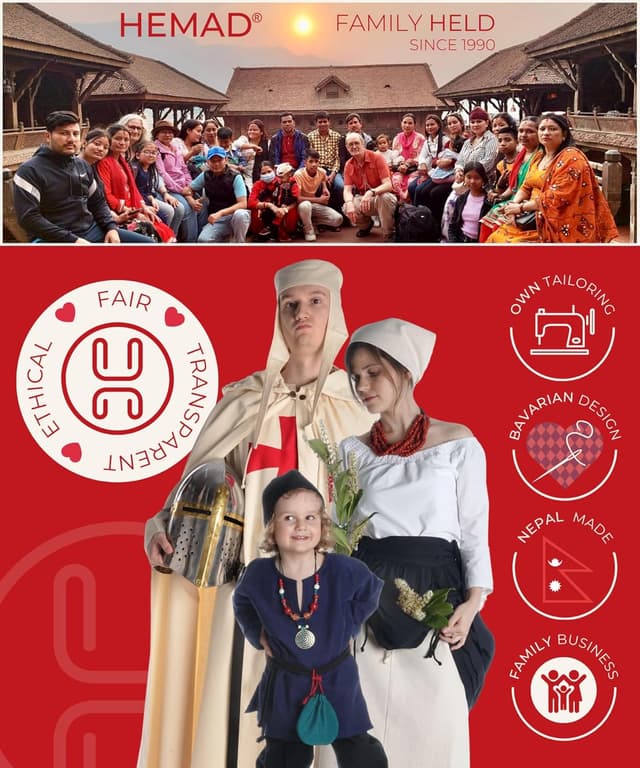 Thumbnail 5 de HEMAD Jupe Duzabel jupe médiévale 100% coton