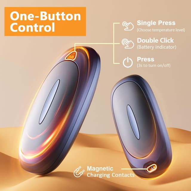 Thumbnail 5 de Chauffe-main rechargeable lot de 2, 4000 mAh ⚡