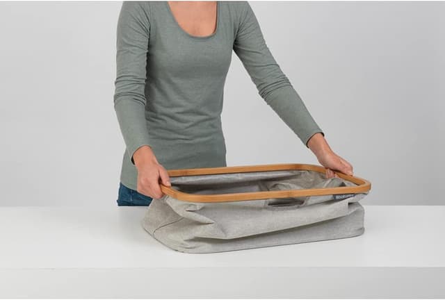 Thumbnail 5 de Brabantia Cesto Plegable con Borde de Bambú 🌿 40L