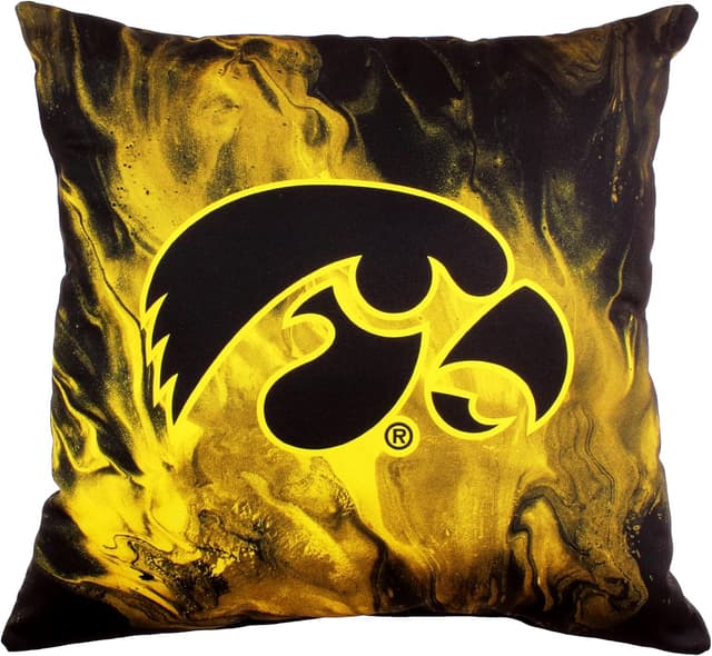Detalle de Iowa Hawkeyes 16" 2-Sided Color Swept Decorative Pillow, Made in the USA