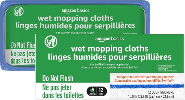 Imagen de Amazon Basics Heavy Duty Sweeping Cloths, 44 Count en OfertitasTOP