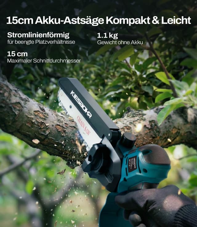Thumbnail 2 de KIESBOHR CSE002 Akku Astsäge 15 cm