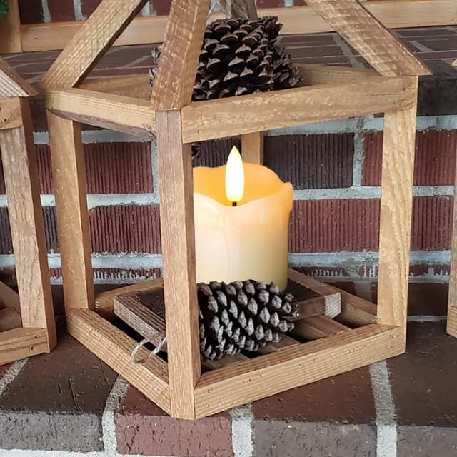Detalle 1 de Real wax tea light candles 5x5cm timer