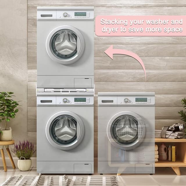 Thumbnail 5 de NIUXX Kit di accatastamento per lavatrice 53–68 cm