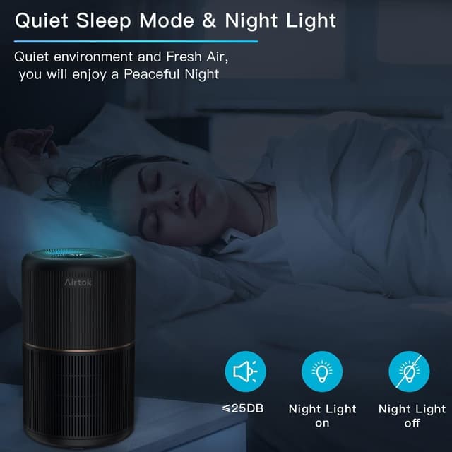 Thumbnail 4 de AIRTOK Purificatore d'aria H13 per allergie 25 dB 🌬