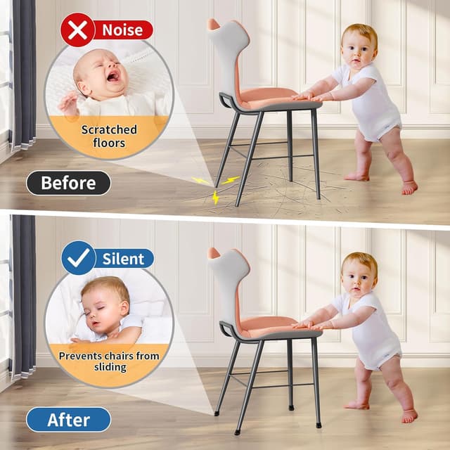 Detalle 1 de RCHYFEED 24-piece silicone chair leg caps