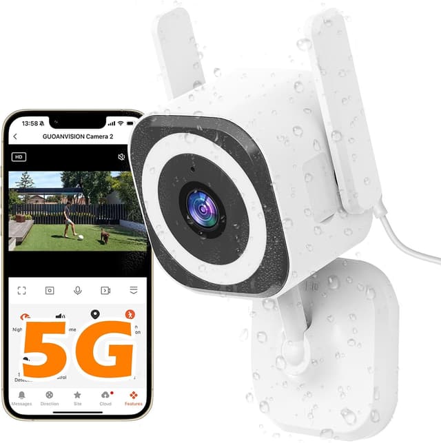 Detalle de 2K Outdoor Security Camera 2K, IP66 CCTV