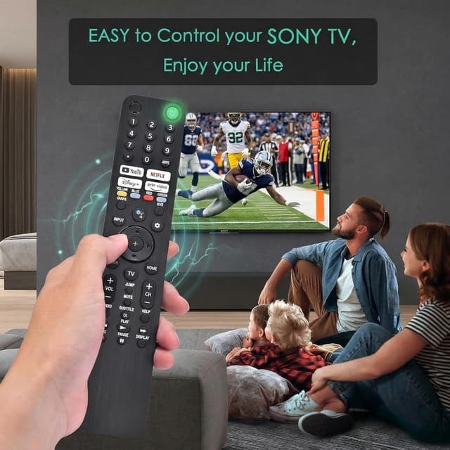 Thumbnail 6 de Voice Remote Replacement for Sony Smart TV Control (2019–2025 Bravia, Android Google TV)