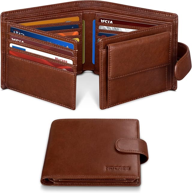 Imagen de HOCRES Wallets for Men RFID 14 slots en OfertitasTOP