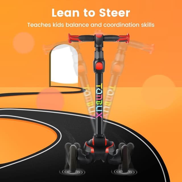 Thumbnail 5 de TONBUX Kids Scooter 3 Wheels, 4 Heights