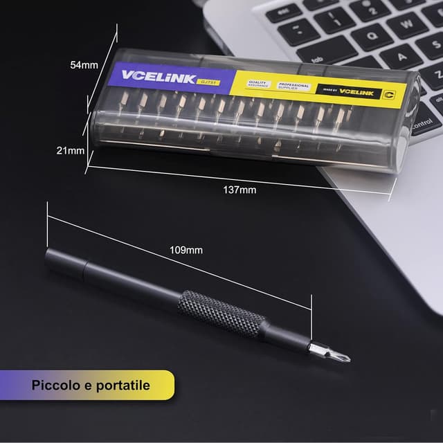 Thumbnail 6 de VCELINK Set Cacciaviti di Precisione 25 in 1 con impugnatura magnetica