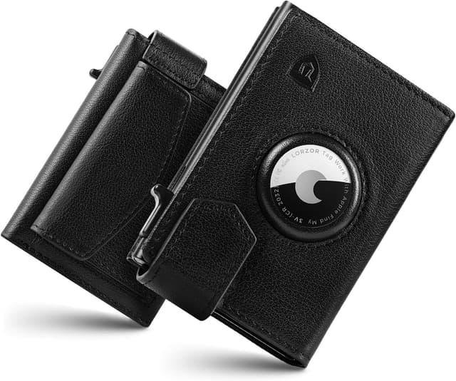 Detalle de LORZOR AirTag Wallet mit RFID Schutz