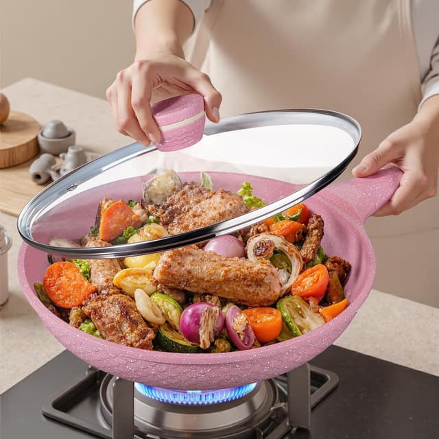 Thumbnail 6 de DYGG Sartén Antiadherente 20 cm con Tapa de Cristal